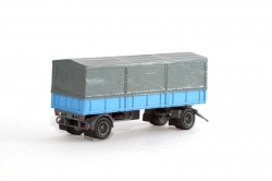 Car trailer BSS PV 16074 TIR tarpaulin (kit 1:87)