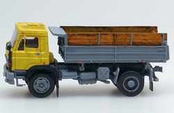 Liaz 151.261 sklápěč 4x4 s nástavky žlutá kabina (model)