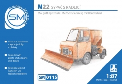 M 22 sypač s radlicí - stavebnice