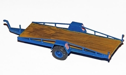 NP-25A jednoosý Agro přívěs plaťák modrý (model)