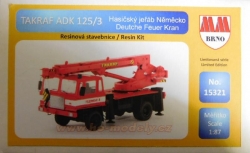 IFA TAKRAF ADK-125/3 Hasičský jeřáb Německo (stavebnice)