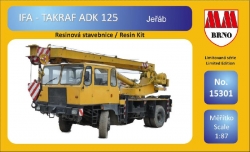 IFA TAKRAF ADK-125 civilní (stavebnice 1:87)