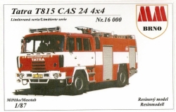 Tatra 815 4x4 CAS 24 hasičská cisterna (stavebnice 1:87)
