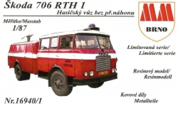 Škoda 706 RTH 1 4x2 hasičská cisterna (stavebnice)