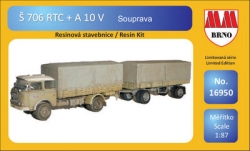 Automobilová souprava Škoda 706 RTC s přívěsem A10V (stavebnice)