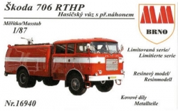 Škoda 706 RTHP hasičská cisterna (stavebnice)