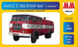 Hasič Š 706 RTHP 4x4 s fousem (stavebnice)