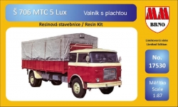 Š 706 MTC 5 LUX - valník s plachtou (stavebnice 1:87)