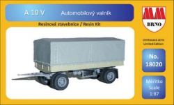 BSS A 10V automobilový vlek s plachtou (stavebnice)