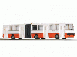 Kloubový autobus IKARUS 280 ČSAD Polkost (model 1:87)