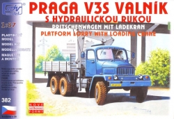 Praga V3S valník s hydraulickou rukou (stavebnice)