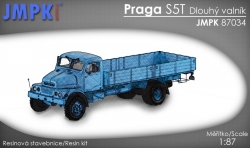 Praga S5T valník - dlouhý (stavebnice)