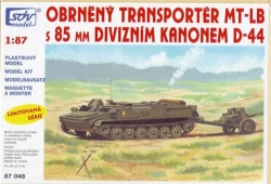 Transportér MT-LB s 85mm kanonen D-44 (stavebnice)