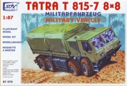 Tatra 815-7 8x8, valník s plachtou (stavebnice)