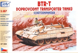 Doprovodný transportér tanků BTR-T (stavebnice)