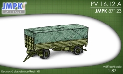 BSS PV 16.12A - armádní plachtový přívěs (stavebnice)