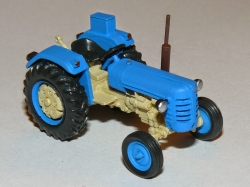 Zetor 3011 Traktor 4x2 bez kabiny modrý (model)