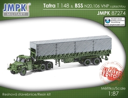 Tatra T 148 a plachtový návěs BSS N20.106 VNP (stavebnice)
