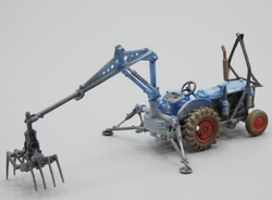 ZETOR 25K s nakladačem NH100 modrý patina pracovní verze (model)