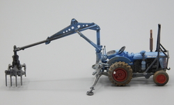 ZETOR 25K s nakladačem NH100 modrý patina pracovní verze (model)