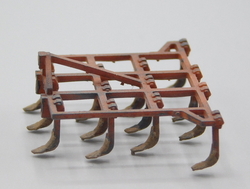 FORTSCHRITT B365A těžký kultivátor hnědý patina (3D tisk model)
