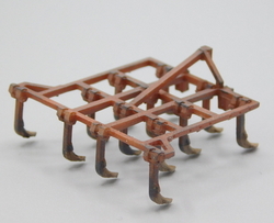 FORTSCHRITT B365A těžký kultivátor hnědý patina (3D tisk model)