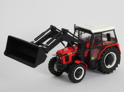 Zetor 7745 řada I. 4x4 s čelním nakladačem (model)