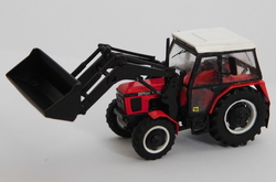 Zetor 7745 řada I. 4x4 s čelním nakladačem (model)