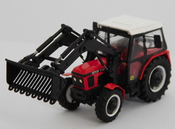 Zetor 7745 řada I. 4x4 s čelním nakladačem (model)