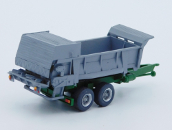ZDT Grand Super s rozmetadlem RMA8 přívěs za traktor (model)