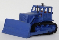 T100 buldozer-hydraulický modrý (model)
