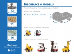 Vysokozdvižní vozík BVH 1521 (model)