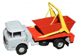 LIAZ MTSP24 ramenový nosič kontejnerů-bikran šedý (model)