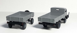 Horch H3 nákladní auto s přívěsem