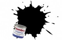 Humbrol barva email No 085 coal black satin 14ml