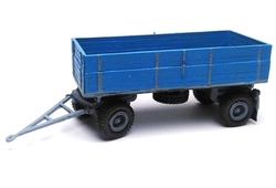 BSS P701 S  agro  přívěs za traktor dvojité bočnice modrý (model)