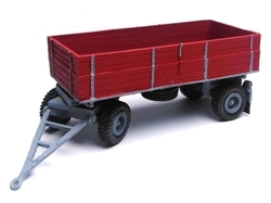 BSS P701 S  agro  přívěs za traktor dvojité bočnice vínový (model)
