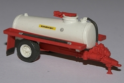 HTS 30.27 Annaburger  jednoosý fekální přívěs bíločervený (model)