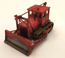 S100 Buldozer s vrchním vedením lana typ D červená (patina model)