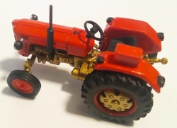Zetor 3011 Traktor 4x2 bez kabiny červený (model)