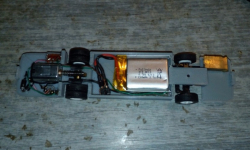 Podvozkový set na úpravu statického modelu Ikarus 255 od Brekina pro Faller Car system (3D tisk)