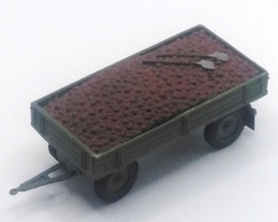 Traktorový vlek 3,5 tuny s nákladem (zelený patina model)