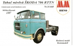 Tahač návěsů Škoda 706 RTTN (stavebnice)