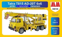 Tatra T 815 6x6 AD 20 autojeřáb s vysunutým ramenem (stavebnice)