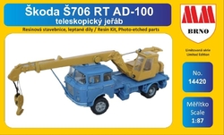 Škoda Š-706 RT AD 100 teleskopický jeřáb (stavebnice)