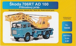 Škoda Š-706 RT AD 100 příhradový jeřáb (stavebnice MMB)