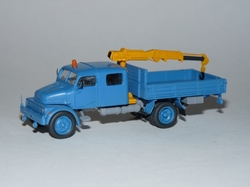 Praga S5T dlouhá kabina valník s hydraulickou rukou (model)