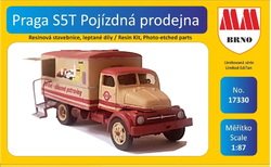 Praga S5T Pojízdná prodejna (stavebnice)