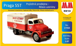 Praga S5T Pojízdná prodejna - maso uzeniny (stavebnice)