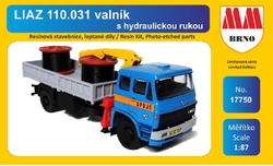 Liaz 110.031 valník s hydraulickou rukou HR1001 (stavebnice)